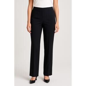 Talbots Petites Black Dress Pants Size 8P Lined, Classic Fit, Career Work Slacks